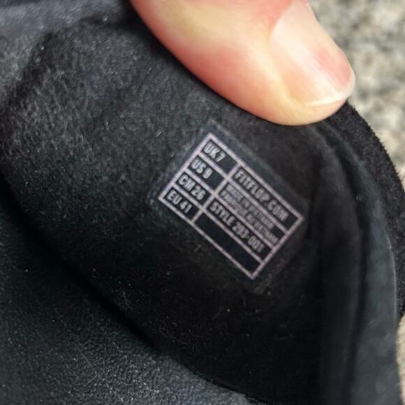 Fitflop Womens Florrie Sandals Size 9 Black Flower Thong Toe Post Slide - Picture 5 of 8